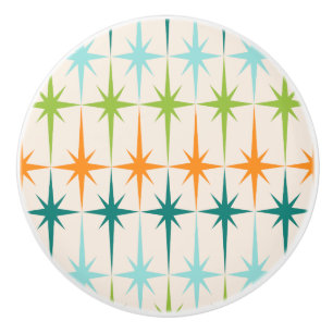 geometrische Starbursts keramische knop