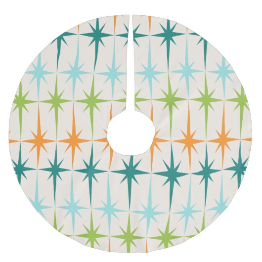 Geometrische Starbursts kerstboomrok Kerstboom Rok (Voorkant)
