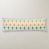 geometrische Starbursts Lichaamskussen (Achterkant)