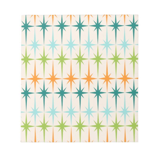  Geometrische Starbursts Notitieblok (Voorkant)