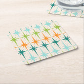 Geometrische Starbursts Onderzetters van papier (Schuin)