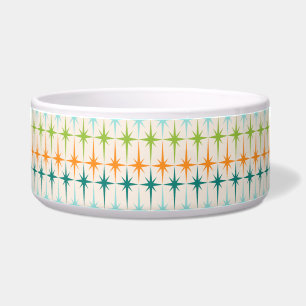  geometrische Starbursts Pet Bowl Voerbakje