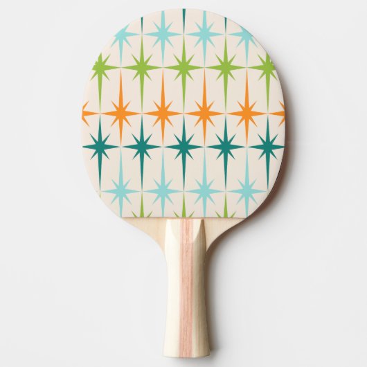  geometrische Starbursts Ping Pong Paddle Tafeltennisbatje (Voorkant)
