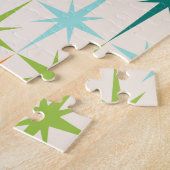 geometrische Starbursts Puzzle Legpuzzel (Zijkant)