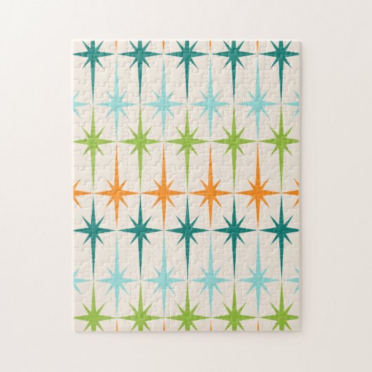 geometrische Starbursts Puzzle Legpuzzel (Verticaal)