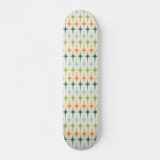  geometrische Starbursts Skateboard (Voorkant)