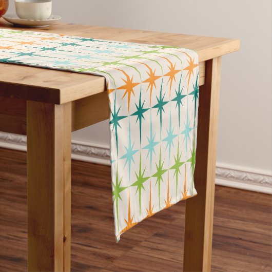  geometrische Starbursts Table Runner Korte Tafelloper (Voorbeeld)