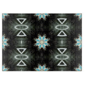 Geometrische sterburst in Amerikaanse stijl Snijplank (Voorkant)