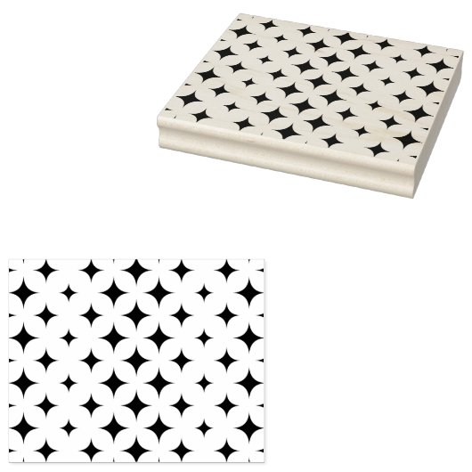 geometrische sterren kunststempel rubberstempel (Gestempeld)