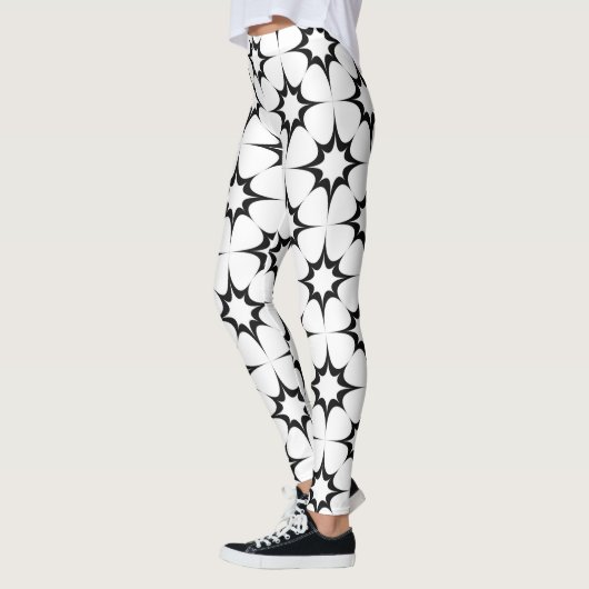 geometrische sterren leggings (Links)