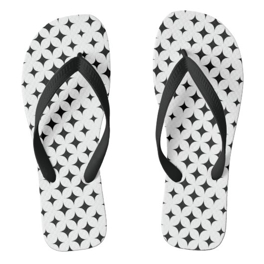 geometrische sterren teenslippers (Voetbed)
