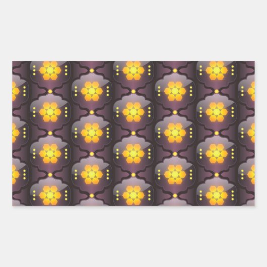 Geometrische stickers met Marokkaanse stijl (Voorkant)