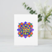 Geometrische stijl briefkaart (Staand voorkant)