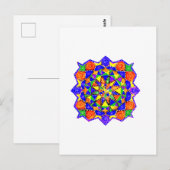 Geometrische stijl briefkaart (Voorkant / Achterkant)