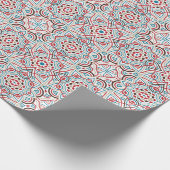 Geometrische stijl glitters koper metaalachtige tr cadeaupapier (Hoek)