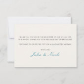 Geometrische stijl sprankelt koper Metallic bruilo (Achterkant)