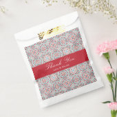 Geometrische stijl sprankelt koper Metallic bruilo Bedankzakje (Gezegeld)