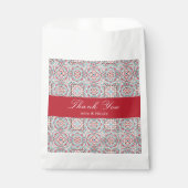 Geometrische stijl sprankelt koper Metallic bruilo Bedankzakje (Voorkant)