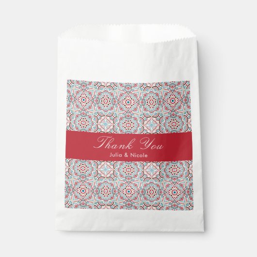 Geometrische stijl sprankelt koper Metallic bruilo Bedankzakje (Voorkant)