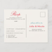 Geometrische stijl sprankelt koper Metallic bruilo Briefkaart (Achterkant)