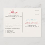 Geometrische stijl sprankelt koper Metallic bruilo Briefkaart (Achterkant)