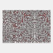 Geometrische stijl van de optische illusie van het inpakpapier vel (Voorkant 2)