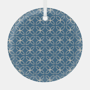 Geometrische, stijlvolle achtergrond. glas ornament