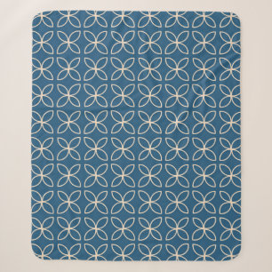 Geometrische, stijlvolle achtergrond. sherpa deken