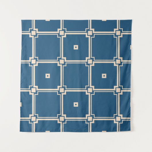 Geometrische, stijlvolle  achtergrond. wandkleed (Voorkant)
