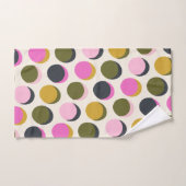 Geometrische Stippen van kleurrijke retro Patroonr Bad Handdoek (Handdoek)