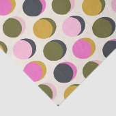 Geometrische Stippen van kleurrijke retro Patroonr Tissuepapier (Detail)