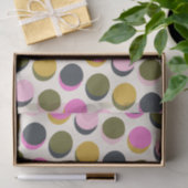 Geometrische Stippen van kleurrijke retro Patroonr Tissuepapier (Geschenk)