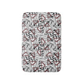 Geometrische stof: artistiek patroonontwerp. badmat (Voorkant Verticaal)