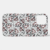 Geometrische stof: artistiek patroonontwerp. Case-Mate iPhone case (Achterkant (horizontaal))