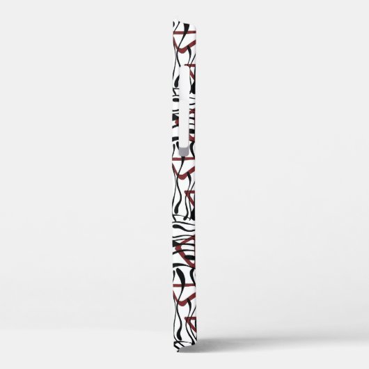 Geometrische stof: artistiek patroonontwerp. Case-Mate iPhone case (Achterkant / Links)