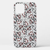 Geometrische stof: artistiek patroonontwerp. Case-Mate iPhone case (Achterkant)