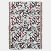 Geometrische stof: artistiek patroonontwerp. deken (Voorkant Verticaal)