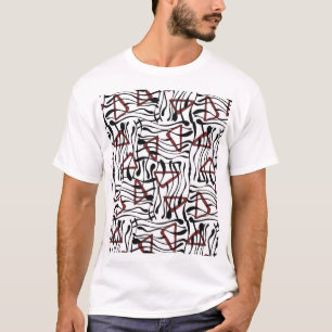 Geometrische stof: artistiek patroonontwerp. t-shirt