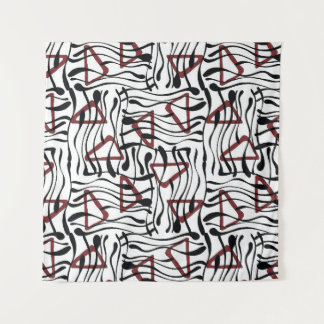Geometrische stof: artistiek patroonontwerp. wandkleed