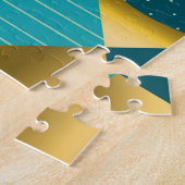  geometrische stof, naadloze patchwork. legpuzzel (Zijkant)