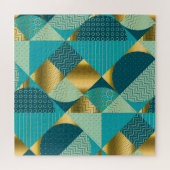  geometrische stof, naadloze patchwork. legpuzzel (Horizontaal)