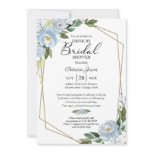 Geometrische stoffige blauwe bloemenaandrijving do