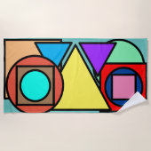 Geometrische strandlaken (Voorkant)