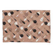 Geometrische strepen Bruin Naadloos Patroon Kussensloop (Voorkant)