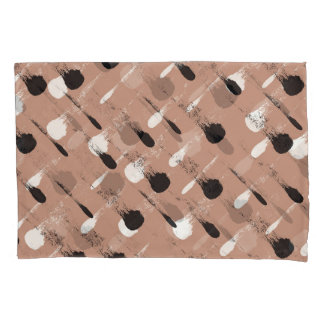 Geometrische strepen Bruin Naadloos Patroon Kussensloop