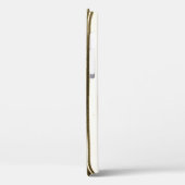 Geometrische strepen, oranje waterverf illustratie Case-Mate iPhone case (Achterkant / Links)