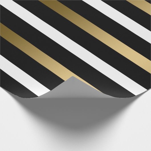 Geometrische strips cadeaupapier (Hoek)