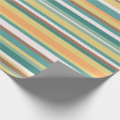 Geometrische strips zonder mint, naadloos cadeaupapier (Hoek)