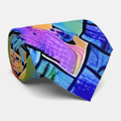 Geometrische stropdas (Opgerold)