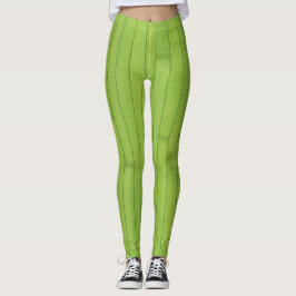 Geometrische structuur van groene tinten leggings